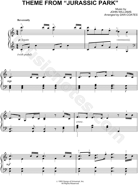 Collection: 12 Easy Piano Themes from 90s Films