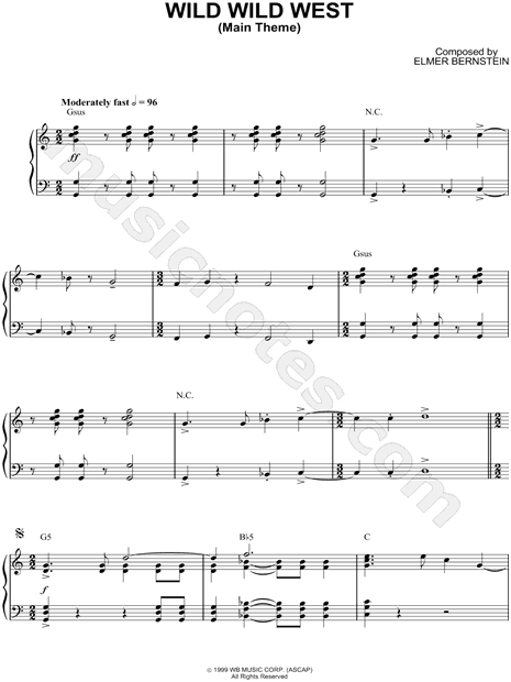 Wild West Roblox Sheet Music