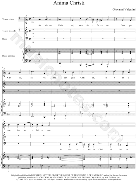 Giovanni Valentini "Anima Christi" TTB Choir ...