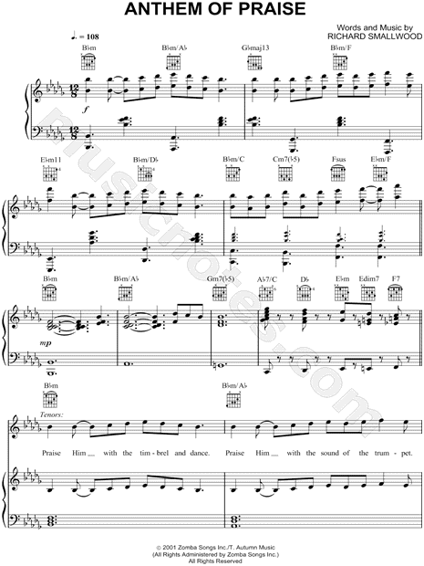 Total Praise Chord Chart