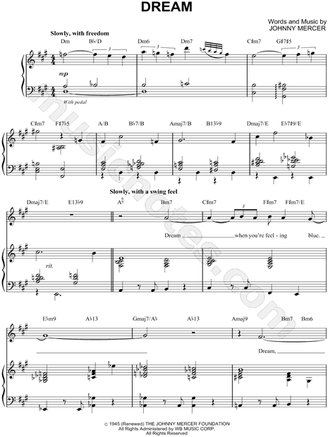 Lyrics to dream a little dream of me michael buble Michael Buble Dream Sheet Music In A Major Transposable Download Print Sku Mn0059497