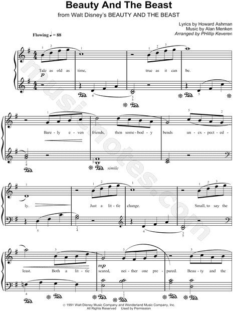 Featured image of post Beauty And The Beast Piano Sheet Music Letters Songs from movies disney on virtual piano