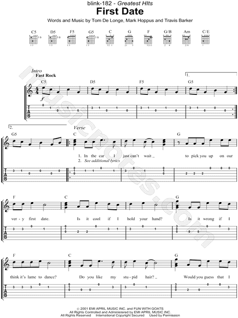 Last Date Guitar Tabs