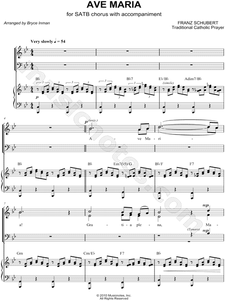 Sheet Music,Ave Maria,digital,download,sheetmusic,notation,musicnotes.