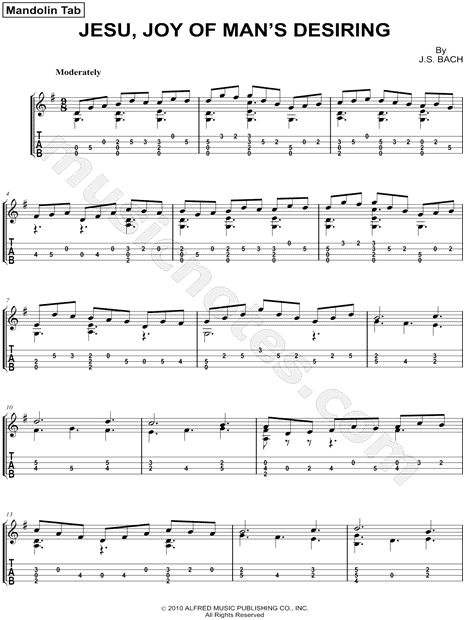 Johann Sebastian Bach Jesu Joy Of Man S Desiring Sheet Music In G Major Download Print Sku Mn