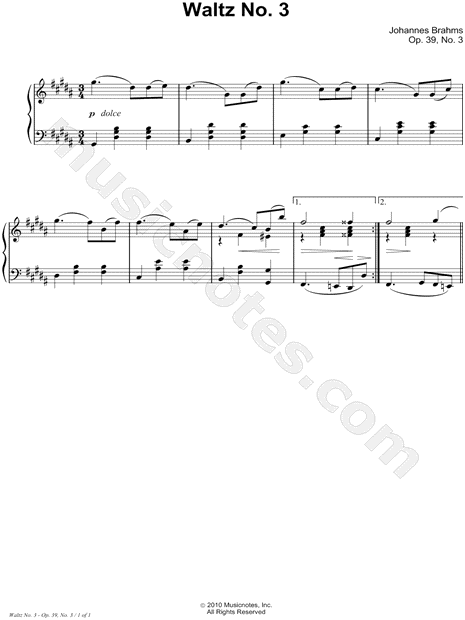 Arrangement for piano (simplified version)