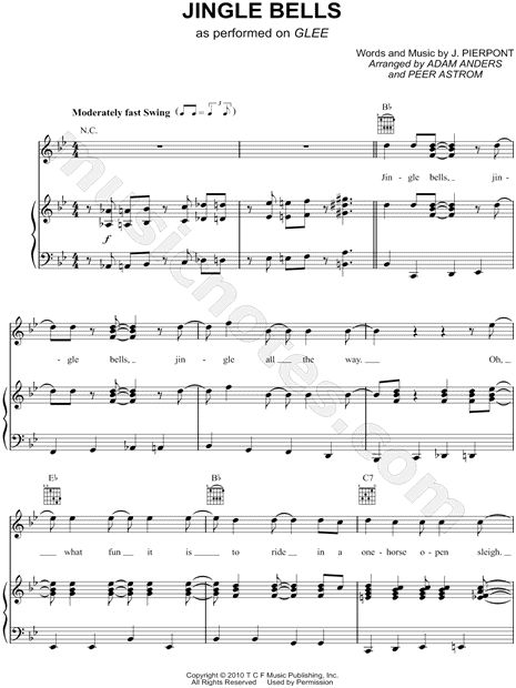 Chord Chart For Jingle Bells