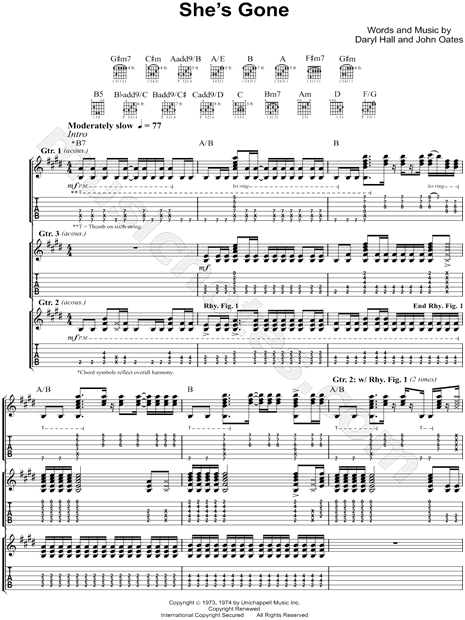 steelheart shes gone guitar pro tab