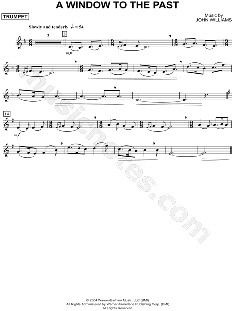 Sheet Music,A Window To the Past - Trumpet,digital,download,sheetmusic,nota...
