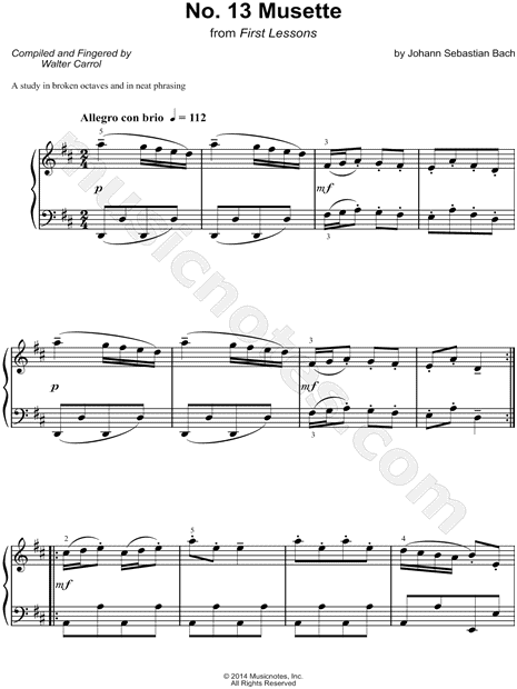 Musette in D Major, BWV Anh. 126