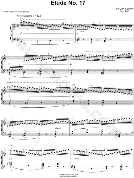 The Art of Finger Dexterity, Op. 740: Etude No. 17