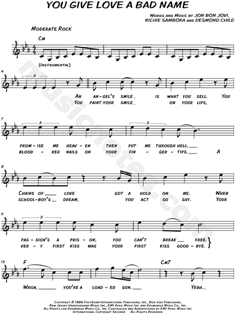 Гив лов песня. You give Love a Bad name. Bon Jovi you give Love.... Bon Jovi - you give Love a Bad name. You give Love a Bad name текст.