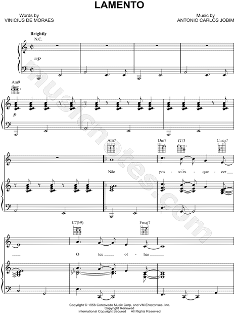 Wave Jobim Chart