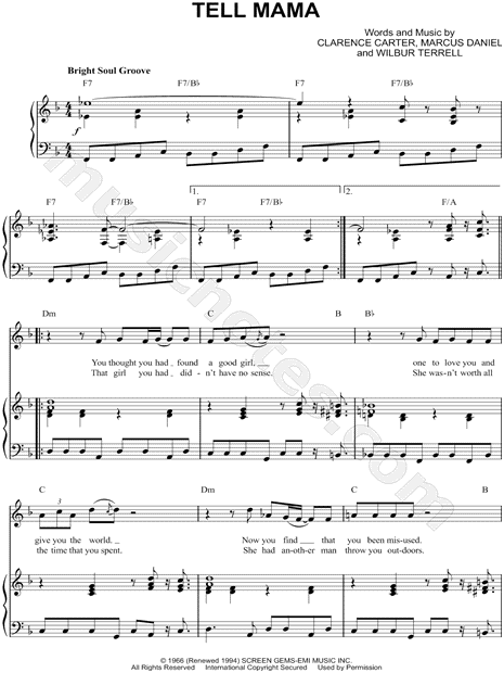 At Last Etta James Chord Chart