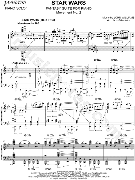 Star Wars: Fantasy Suite for Piano