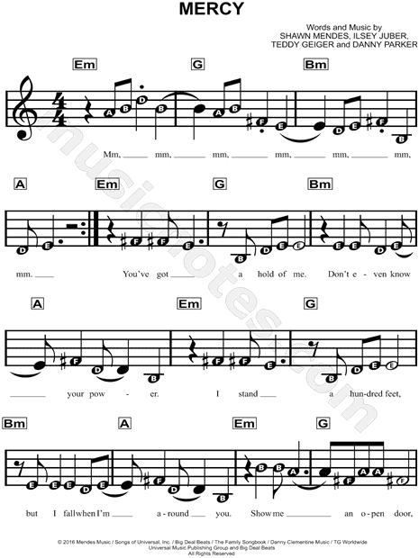 fordøje perspektiv mandig Shawn Mendes "Mercy" Sheet Music for Beginners in E Minor - Download & Print - SKU: MN0169399 fordøje perspektiv mandig Shawn Mendes "Mercy" Sheet Music for Beginners in E Minor - Download & Print - SKU: MN0169399