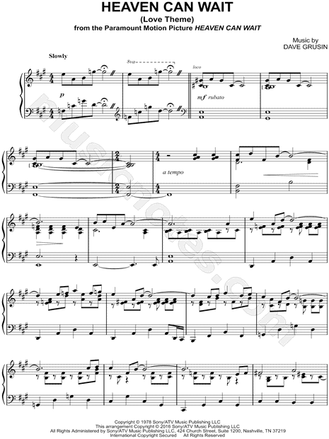 Heaven Can Wait (Love Theme)