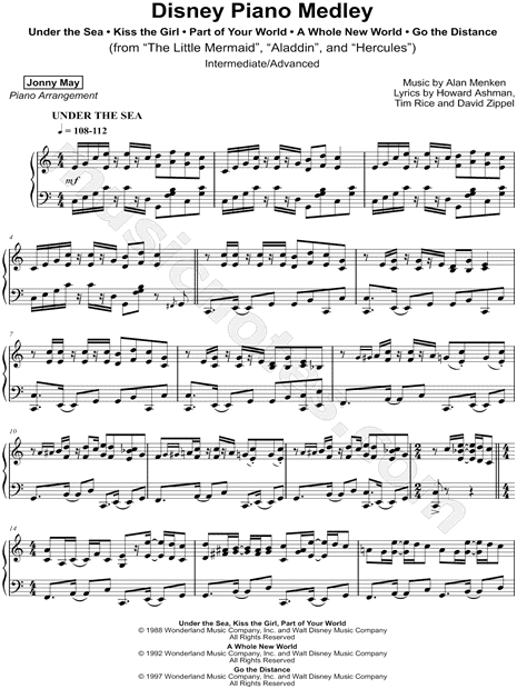 Go The Distance Piano Sheet Music Easy Free - Sheet