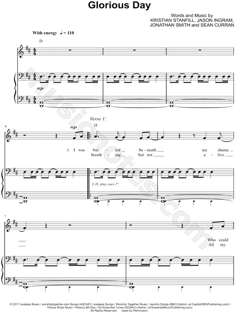Glorious Day Chord Chart