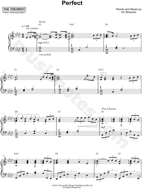 The Theorist Perfect Sheet Music Piano Solo In Ab Major The Theorist Perfect Sheet Music Piano Solo In Ab Major Print Sku Mn0172694
