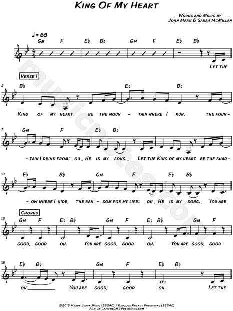 Heart Of Worship Chord Chart