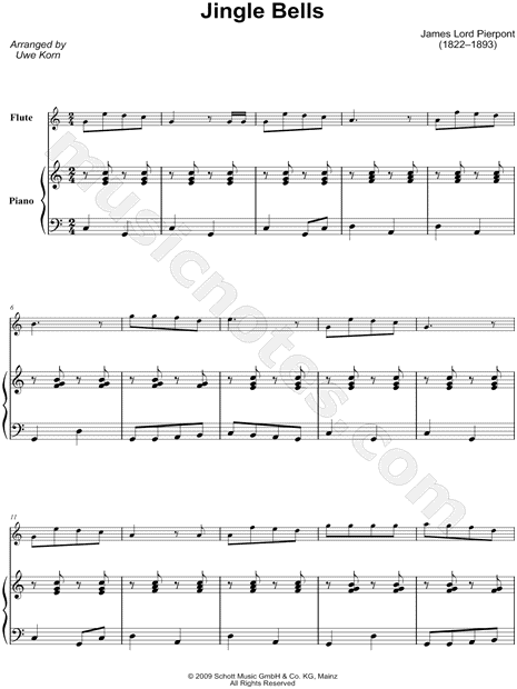 Jingle Bells - Flute & Piano