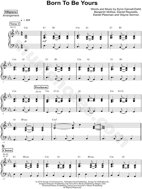 Born To Be Yours Auf Deutsch