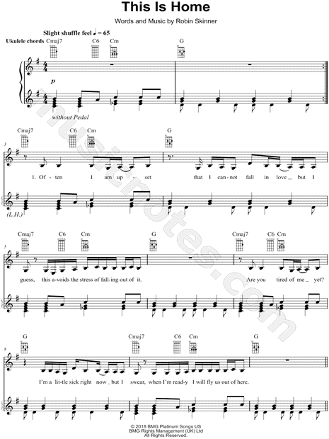 Cavetown This Is Home Sheet Music In G Major Download Print Sku Mn0193183 - guess the song alpha roblox