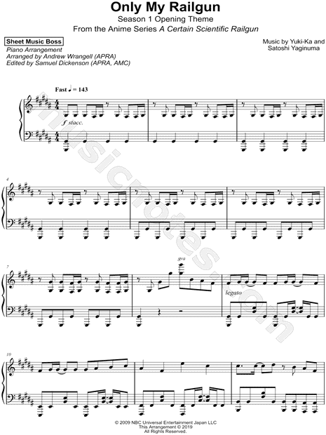 Anime Piano Sheet Music