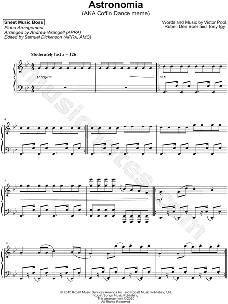 Rgt Piano Sheets