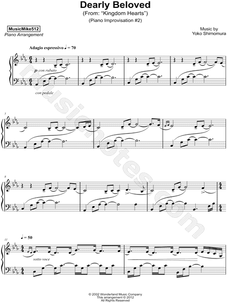 Dearly Beloved (Piano Improvisation #2)