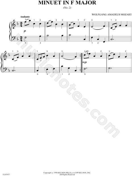 Minuet In F Major