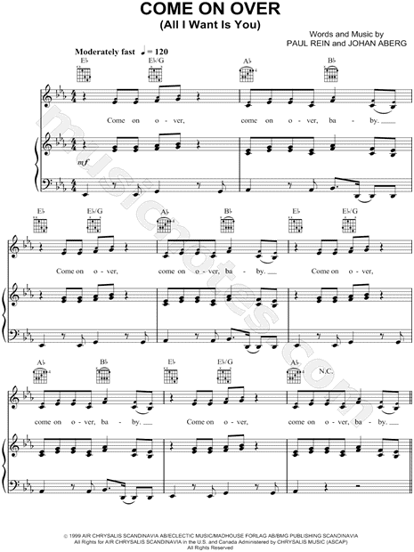 Come on Over (All I Want Is You)
