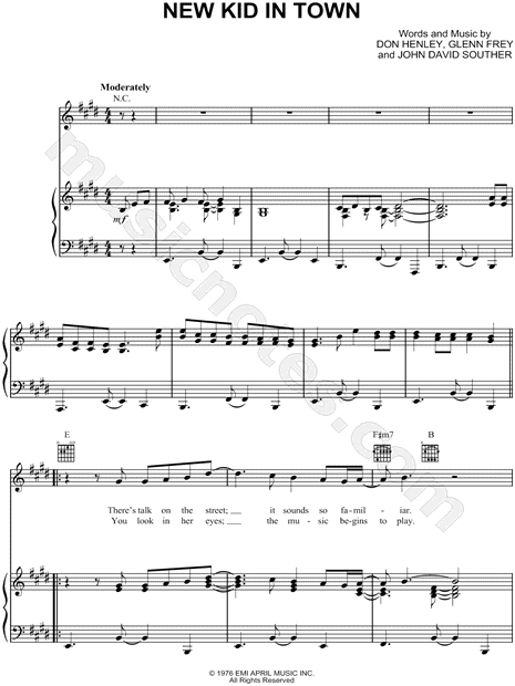 Eagles sheet music  Play, print, and download in PDF or MIDI