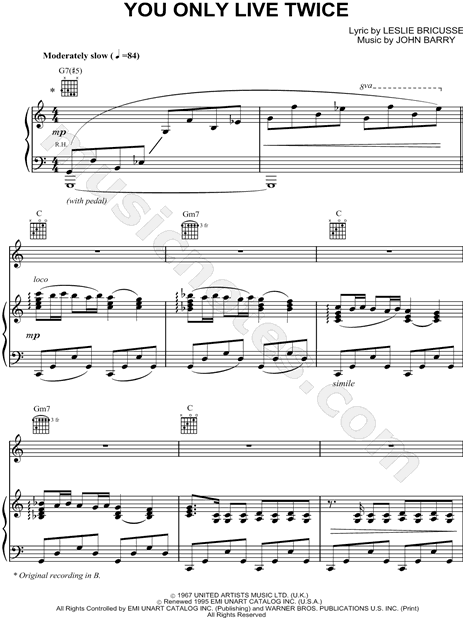 The Strokes - You Only Live Once Sheet music for Piano (Solo