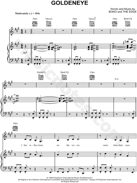 GoldenEye - Eb Instrument from 'James Bond 007: GoldenEye' Sheet