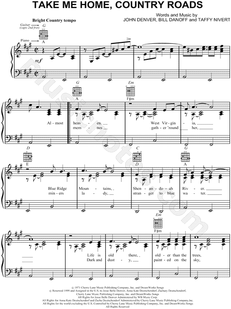 Take Me With U (Guitar Chords/Lyrics) - Print Sheet Music Now