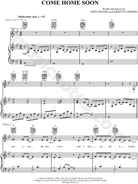 Shedaisy Sheet Music to download and print