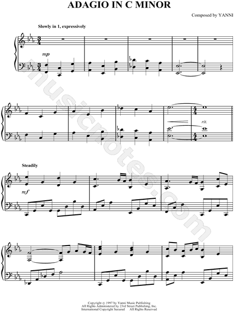 Adagio In C Minor