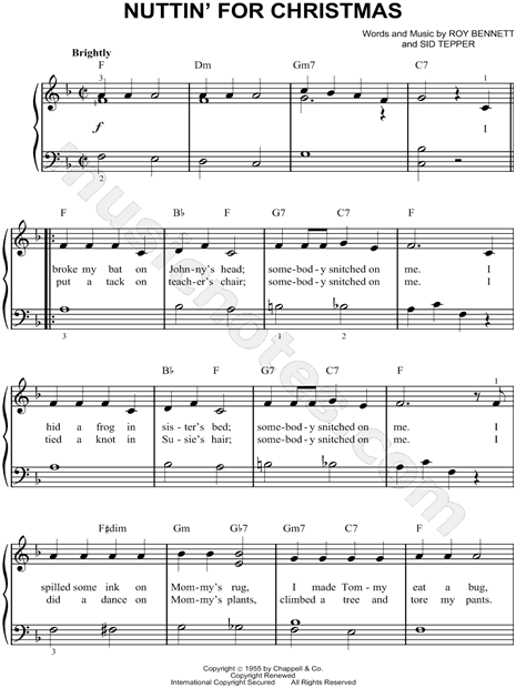 free printable christmas sheet music with lyrics