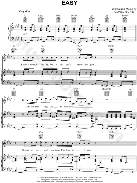 Commodores 'Nightshift' Sheet Music Notes, Chords, Score. Download  Printable PDF Score. in 2023