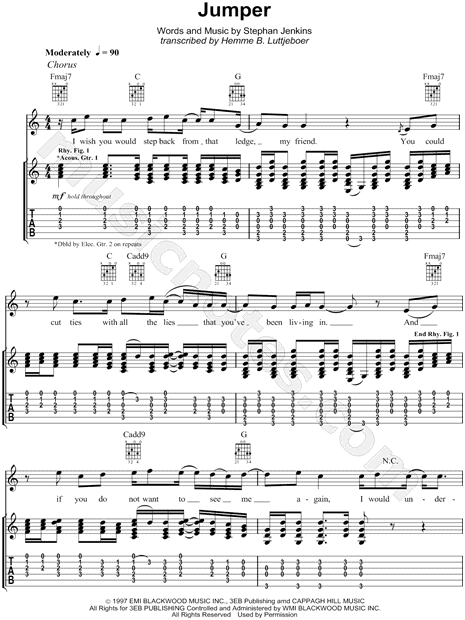 Behind Those Eyes" Sheet Music by 3 Doors Down for Guitar Tab - Sheet  Music Now