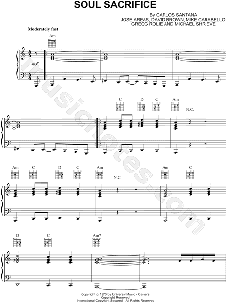 Sacrifice sheet music (intermediate) for piano solo (chords, lyrics, melody)