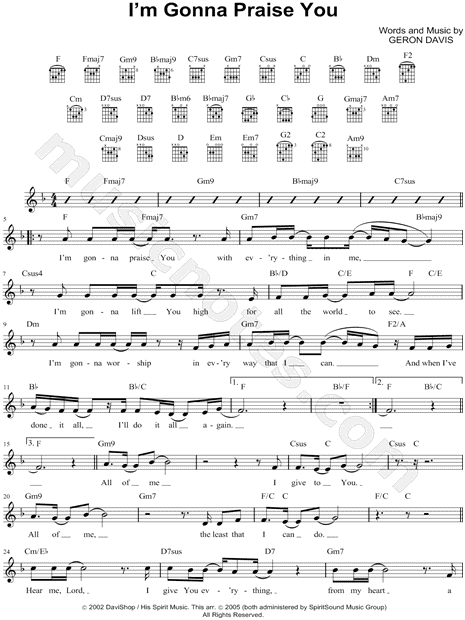 Geron Davis Sheet Music to download and print