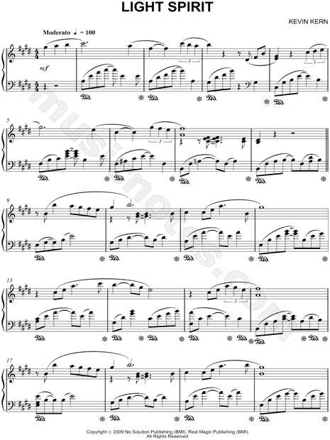 Spirits Rising by L. Levine - sheet music on MusicaNeo