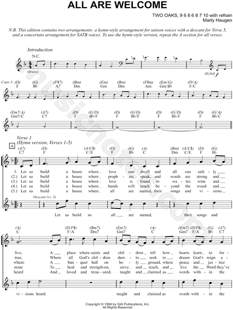 Canticle of the Sun by Marty Haugen - Choir - Sheet Music