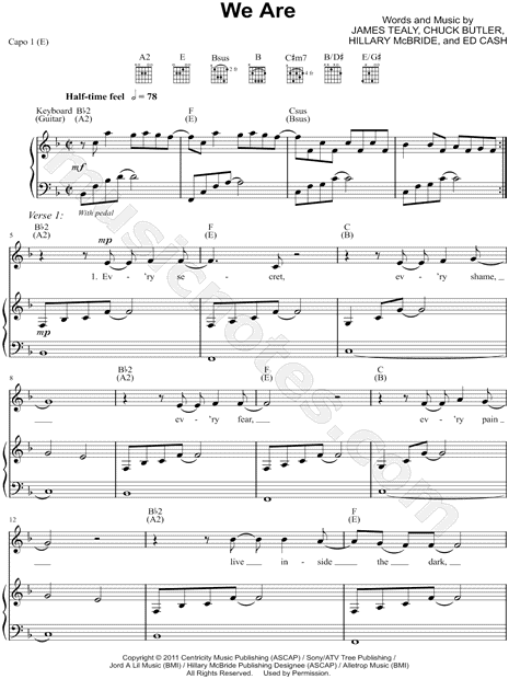 Kari Jobe Revelation Song - Bb Instrument Sheet Music (Trumpet