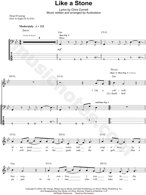 Long Live Rock - Bass Tab