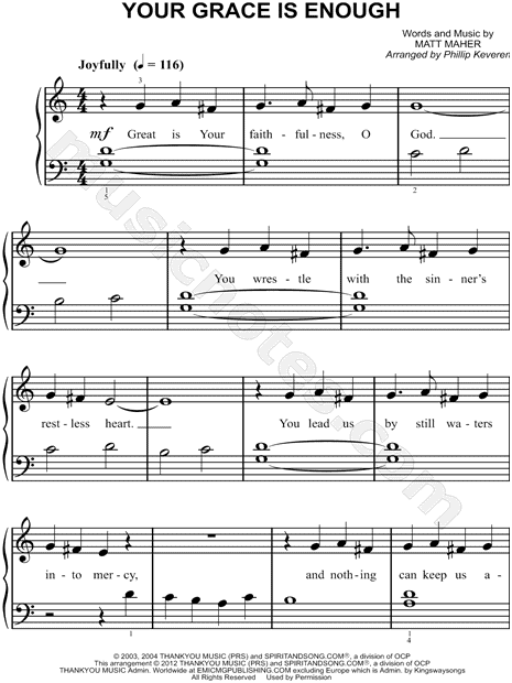 Your Love Defends Me by Matt Maher - Voice - Digital Sheet Music