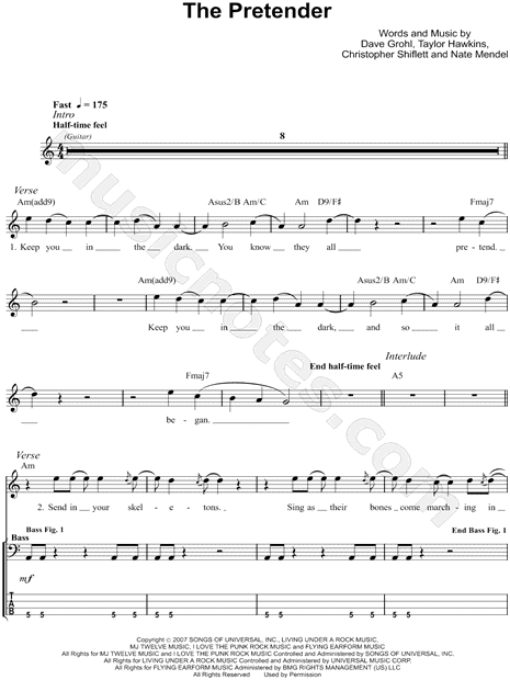 Foo Fighters - Bass Tab Collection: Bass by Fighters, Foo